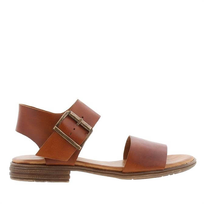 Carl Scarpa Venice Tan Leather Sandals